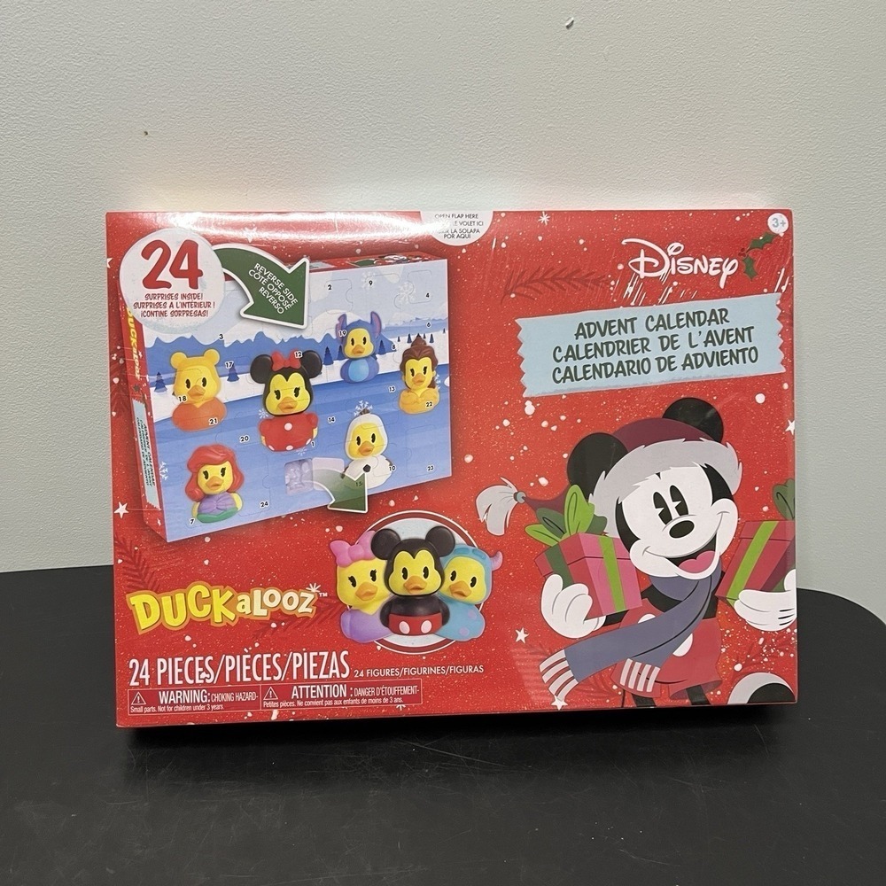 Duckalooz 24 Piece Advent Calendar Surprise Mini Figures New Disney Themed